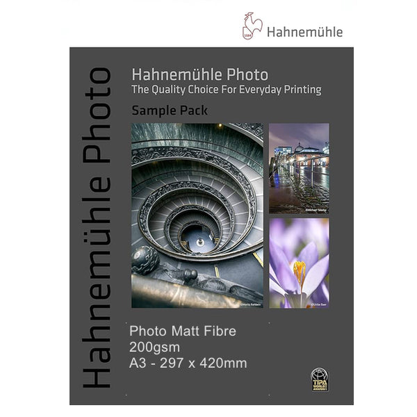 Hahnemühle Carta Photo Matt Fibre 200gr A3 (Conf. 25 Fogli) 10 641 901 Hahnemühle Carta Photo Matt Fibre 200gr A3 (Conf. 25 Fogli) 10 641 901